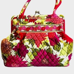 Vera Bradley Java Floral Frame Satchel Bag